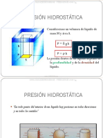 Curso Presion Hidrostatica Teorema Fundamental Principio Pascal Prensa Hidraulica Principio Arquimedes Empuje