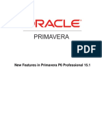 Whats New in p6 Professional primavera