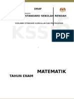 DSKP Matematik Tahun 6 SK