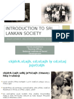 Introduction To Sri Lankan Society