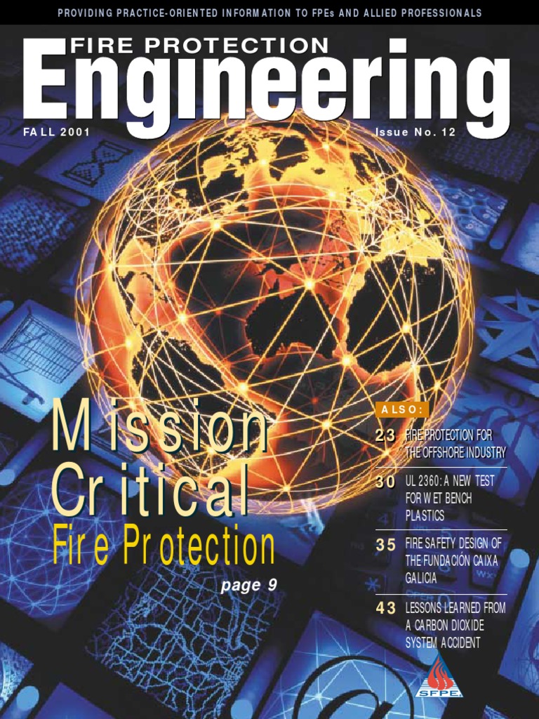 Fire Protection Engineering Fall 2001 | PDF | Fire Sprinkler System ...