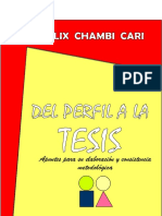 Libro Del Perfil a La Tesis