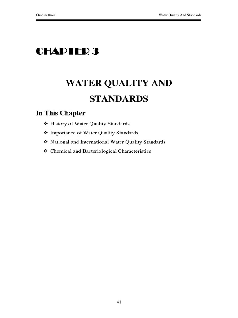 Water Quality Standards in Saudi Arabia | PDF | Nitrate | Ph