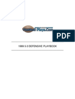 5-3 Defensive Playbook by Footballplays Com