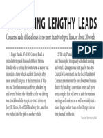 Condensing Lengthy Leads