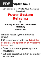 Chapter No. 1 Power System Relaying by Stanley