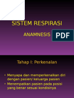 Anamnesis Sistem Respirasi