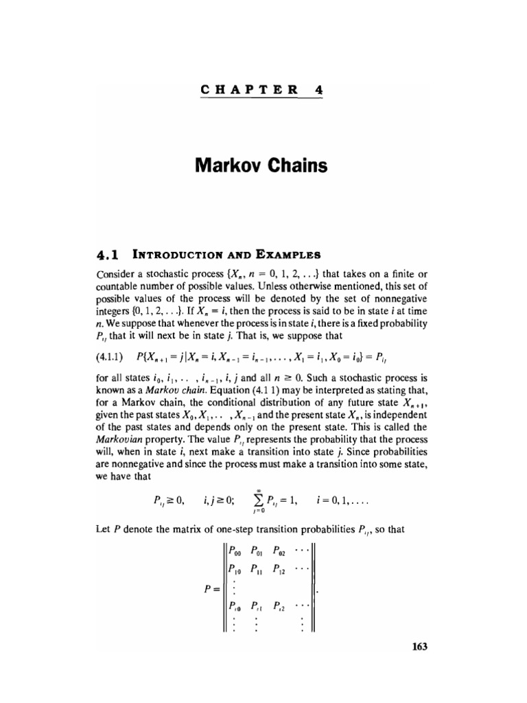 Understanding Markov Chains and Examples | PDF | Markov Chain ...