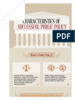 Characteristics of Successful Public Policy - Visual