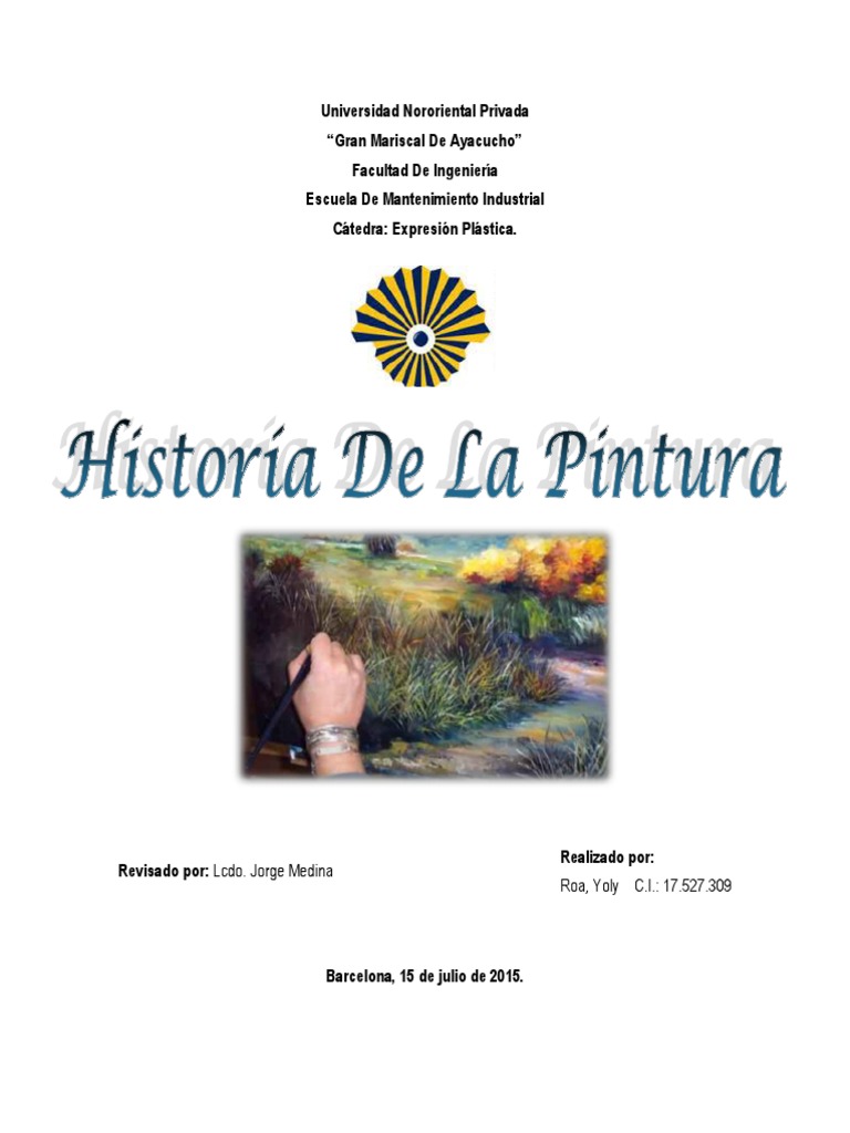 Historia de La Pintura | PDF | Arte roquero | Pinturas
