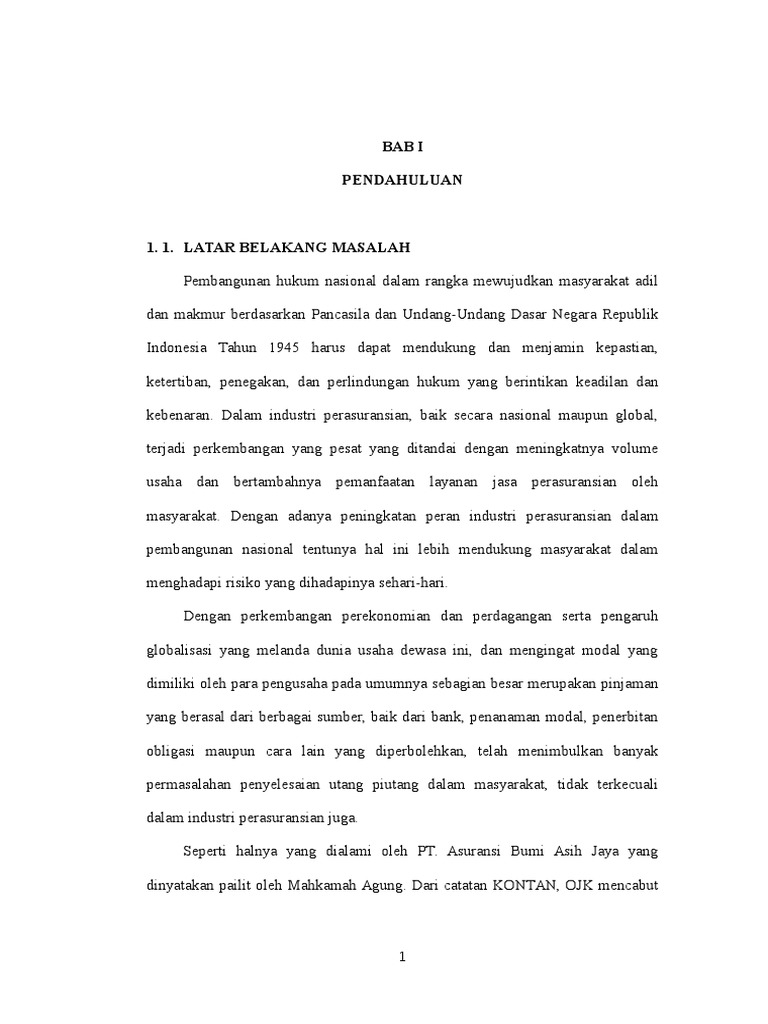 Proposal Skripsi Hukum