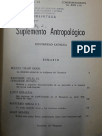 Melia 1971, Yo Indio Guayaki Acuso A Los Hombres Vestidos. Suplemento Antropológico