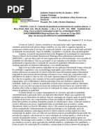 resenha - artigo Controle de qualidade no laboratório de análises clínicas.docx