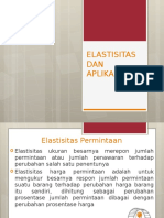 Elastisitas Dan Aplikasinya