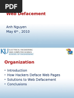 Web Defacement Attack Case