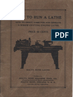 How To Run A Lathe