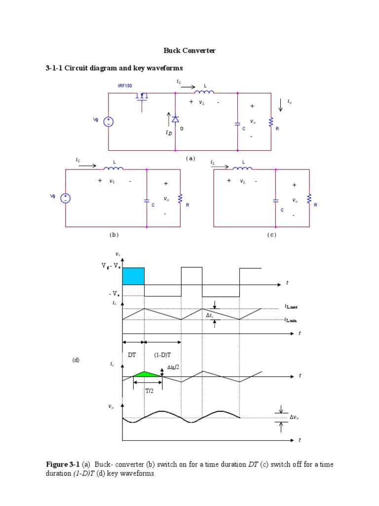 Analysis Converter Buck Electronic Engineering Electronics