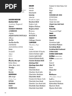 Fonts Cheat Sheet | PDF | Typefaces | Typography