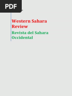 Western Sahara Review 4 (Revista del Sahara Occidental) Spring 2016