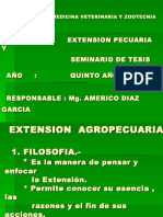 Extension Agropecuaria. Curso