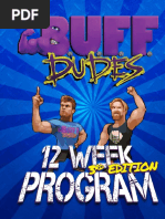 Buff Dudes 12 Week Home And Gym Plan Pdf Dieting Knee