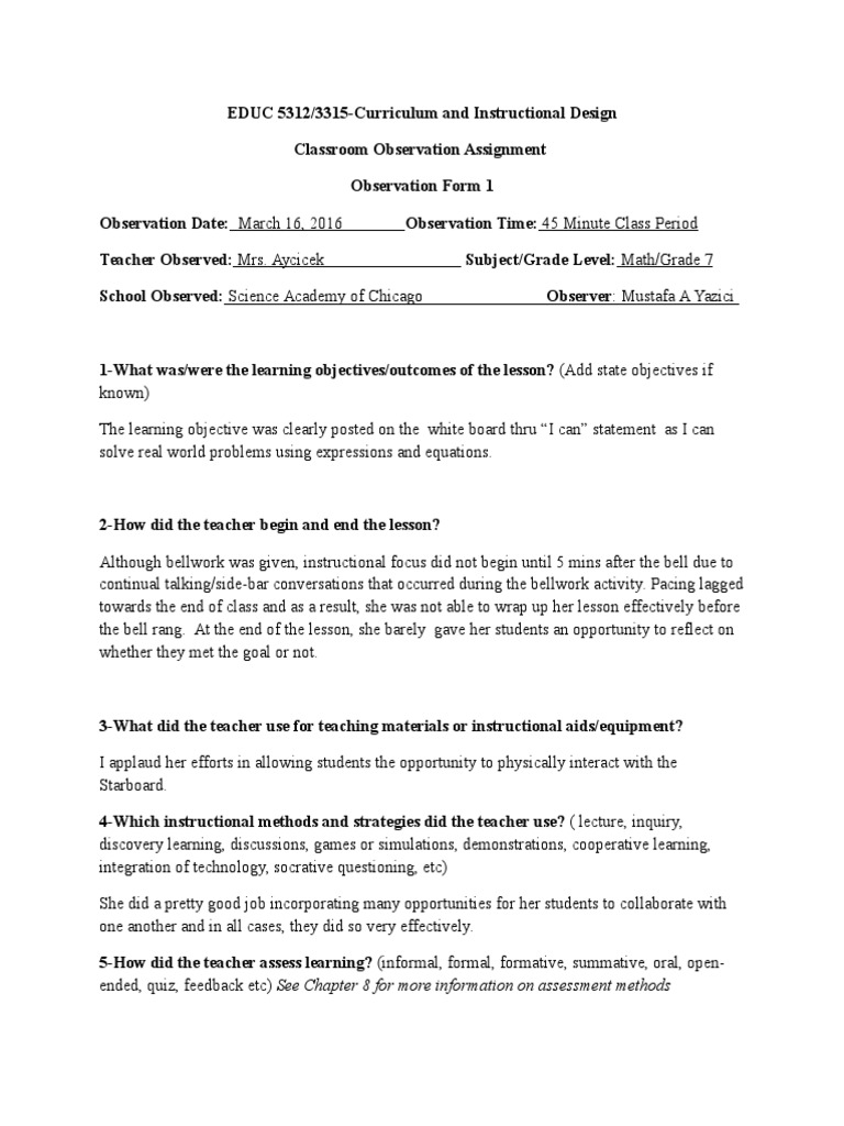 Form 1 notes picture