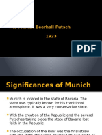 The Munich Beerhall Putsch