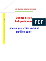 Maquinaria Agricola Aperos y Su Accion Sobre El Perfil Del Suelo PDF