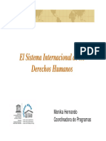 Sistema Internacional de Derechos Humanos