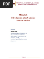 Modulo de Introduccion - Especializacion