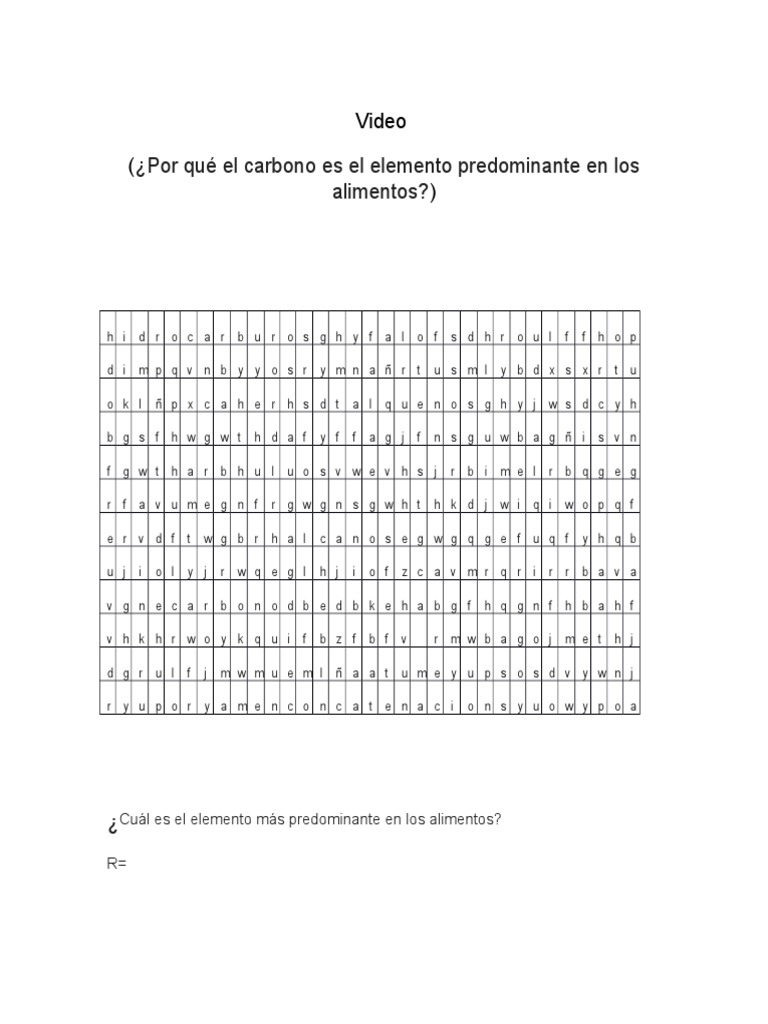 Sopa de Letras