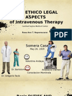 The Ethico Legal Aspects of Intravenous Therapy Basic