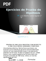 Ejercicios de Prueba de Hipotesis