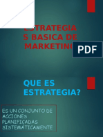 Estrategia Basica de Marketing