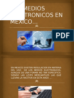 Los Medios Electronicos en Mexico