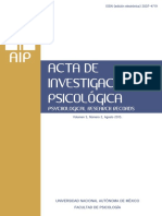 Acta Investigacion Psicologica 5 2 FacultadPsicologia UNAM 2015