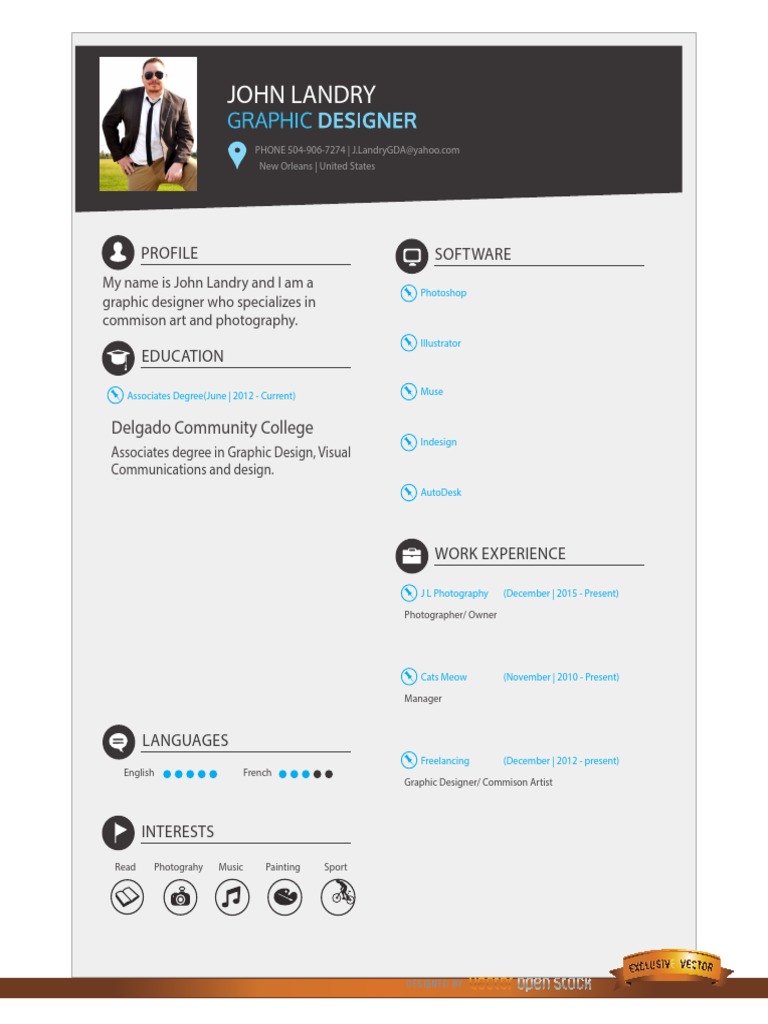 Graphic Design & Photography Profile | PDF