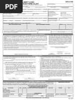 SLF002 Calamity Loan Application Form