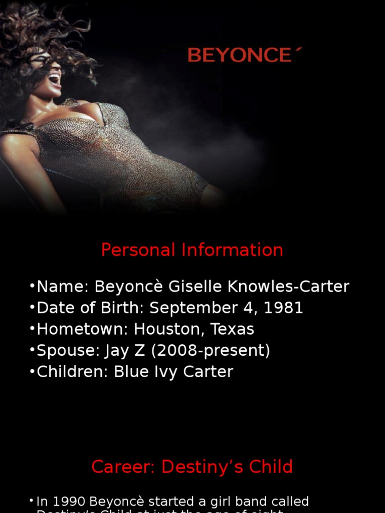 Beyonce Powerpoint | PDF