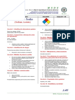 Acetato de Sodio Msds