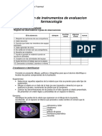 Elaboracion de Instrumentos de Evaluacion Farmacologia