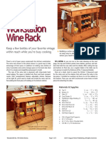 Kitchen Workstation Wine Rack