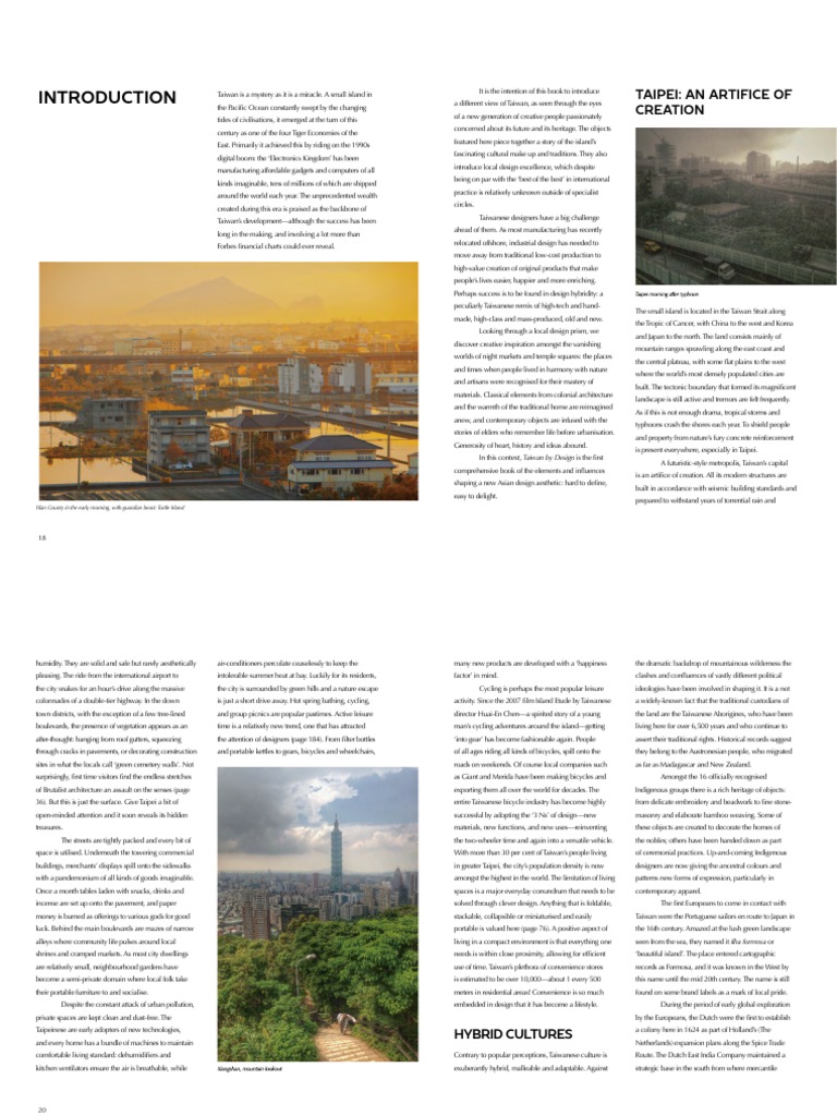 Taiwan by Design: 88 Products For Better Living | PDF | Taiwan | Kayak