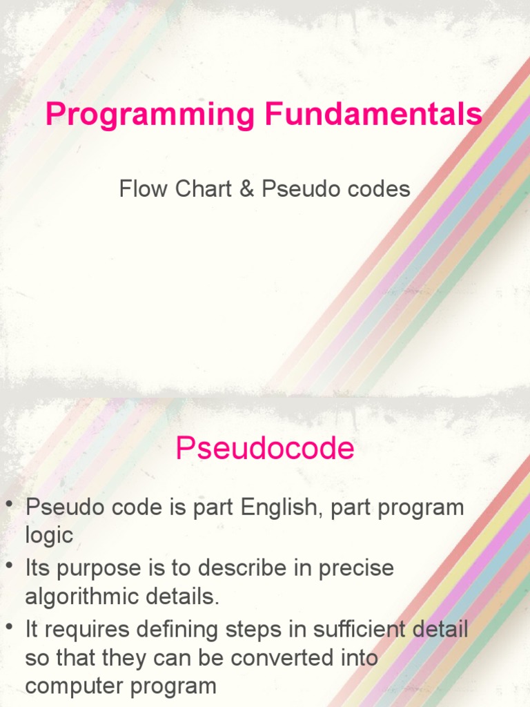 02 Flowchart Pseudocode | PDF | Computer Programming | Teaching Mathematics
