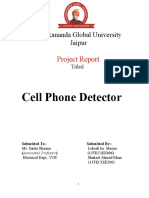 Cell Phone Detector Project Report