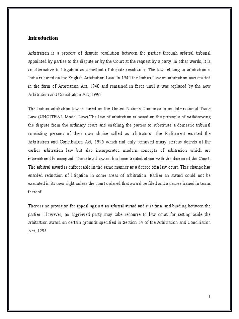 Grounds for Setting Aside Arbitral Awards | PDF | Arbitral Tribunal ...