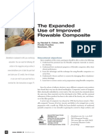 The Expanded Use of Improved Flowable Composite: Continuing