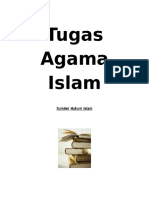 Tugas Agama Islam Sumber Hukum Islam