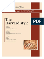 Harvard style of citation