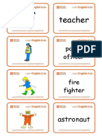 Flashcards Jobs Set 1